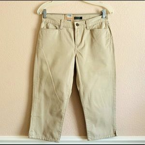 Ralph Lauren Petite Classic Mid Calf Cropped  Jean